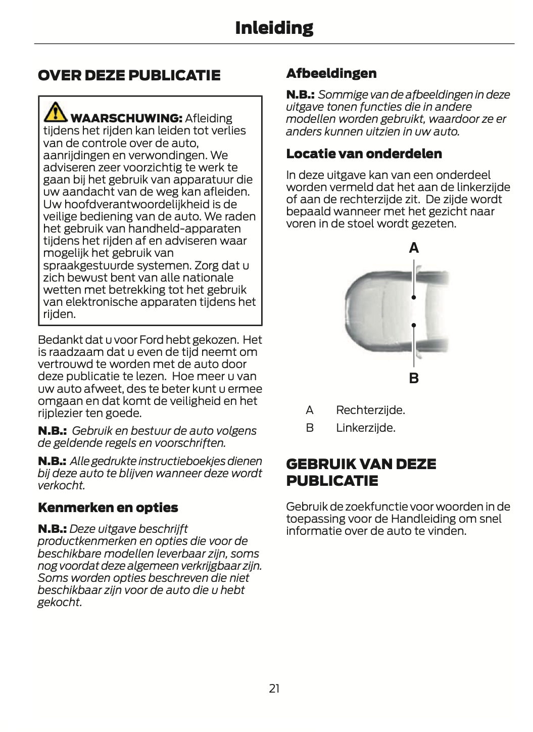 2023-2024 Ford Puma Gebruikershandleiding | Nederlands