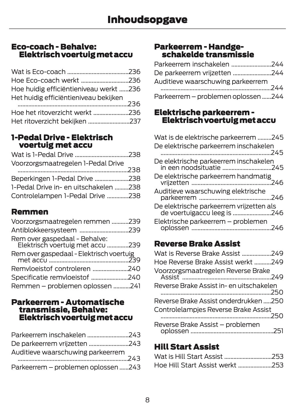 2026 Ford Puma Owner's Manual | Dutch