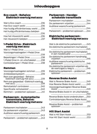 2026 Ford Puma Owner's Manual | Dutch