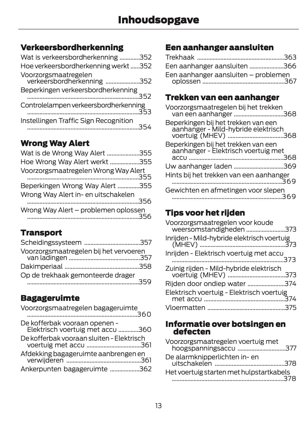 2026 Ford Puma Owner's Manual | Dutch