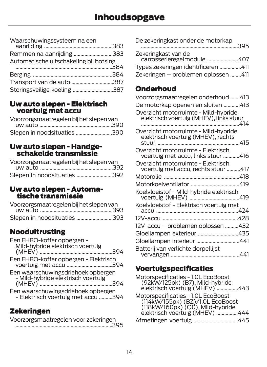 2026 Ford Puma Owner's Manual | Dutch