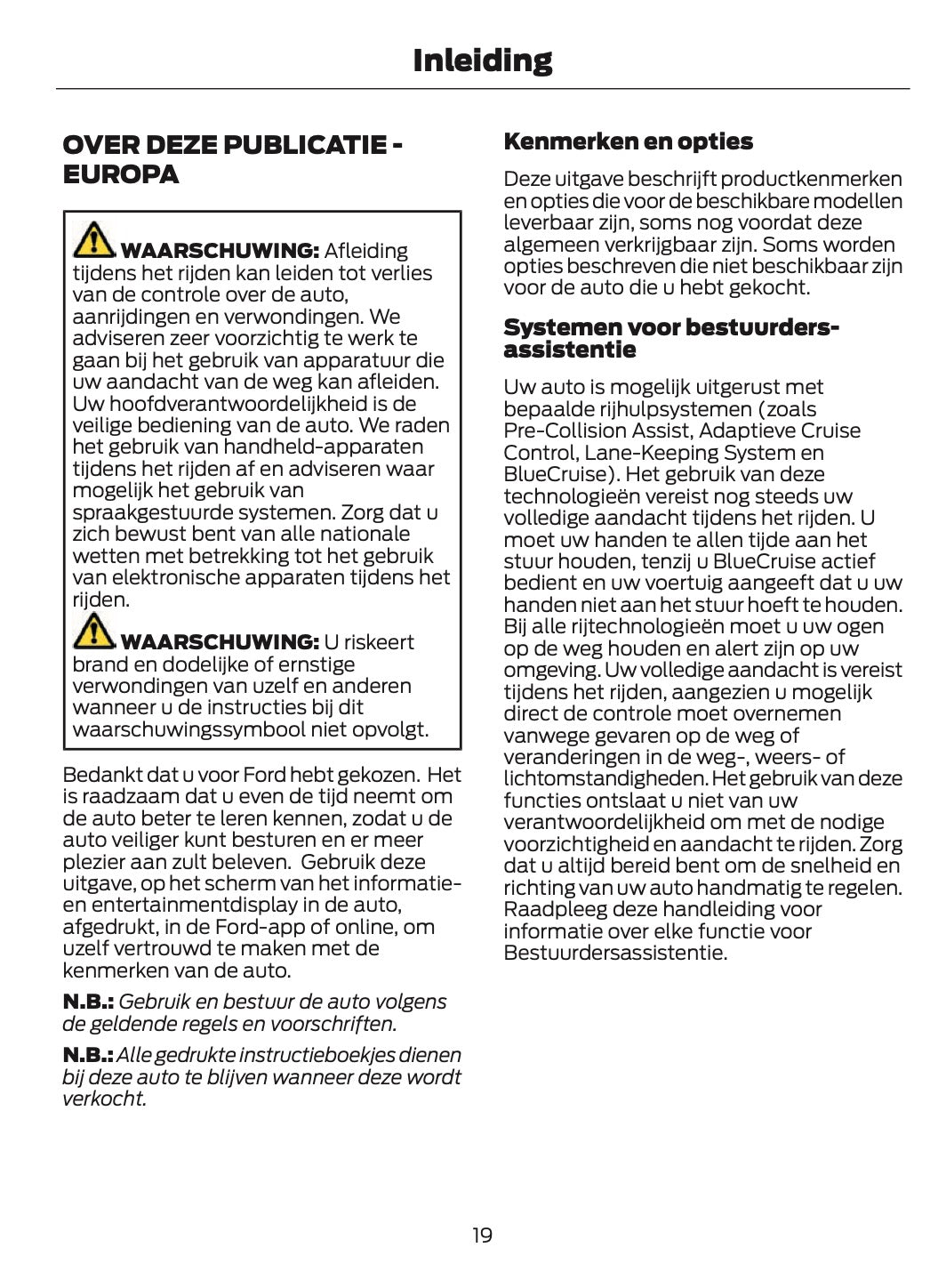 2026 Ford Puma Owner's Manual | Dutch