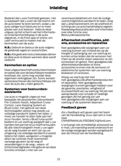 2026 Ford Puma Owner's Manual | Dutch