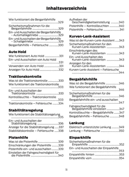 2024-2025 Ford Ranger Owner's Manual | German
