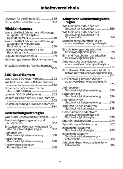 2024-2025 Ford Ranger Owner's Manual | German