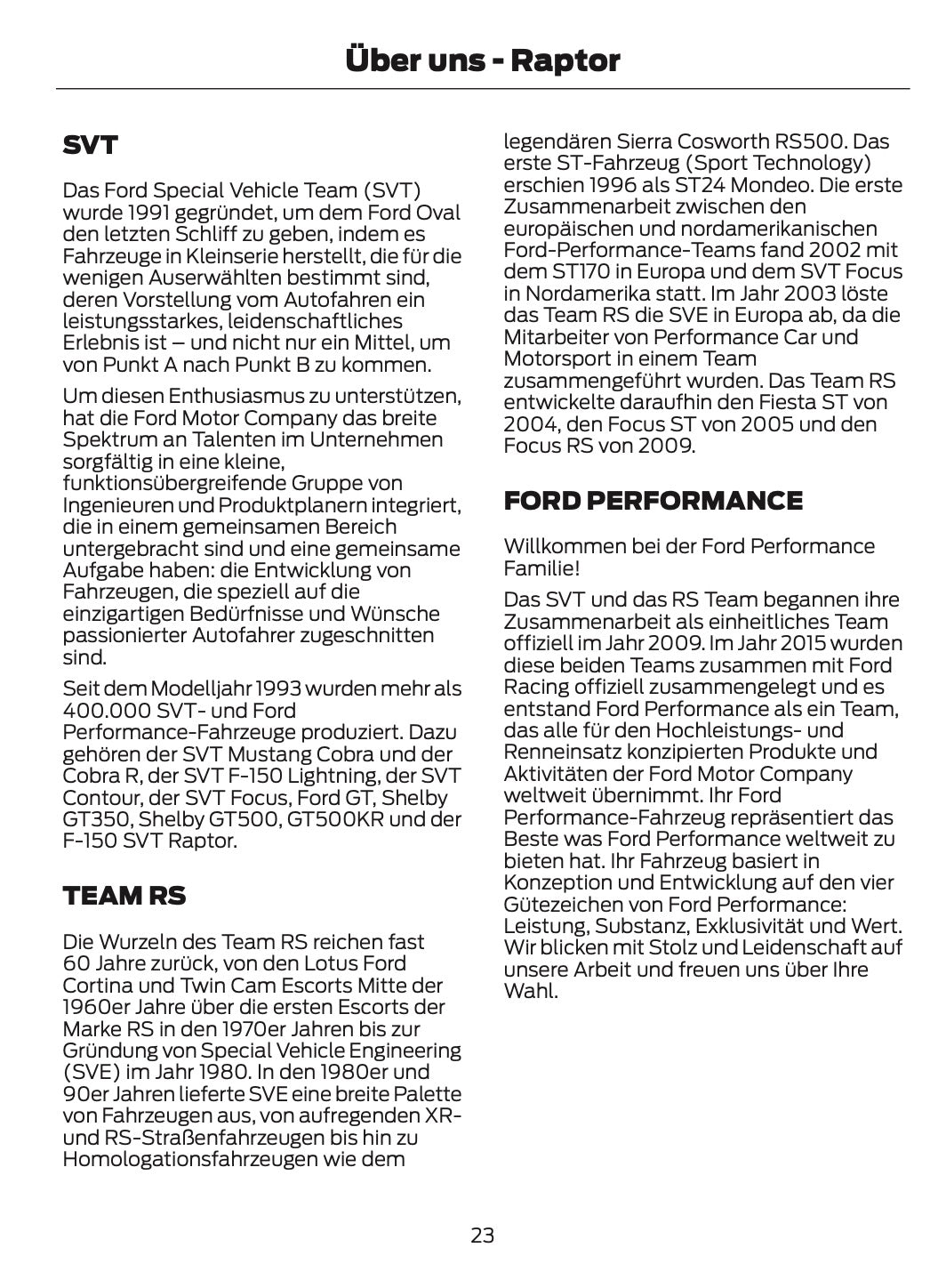 2024-2025 Ford Ranger Owner's Manual | German