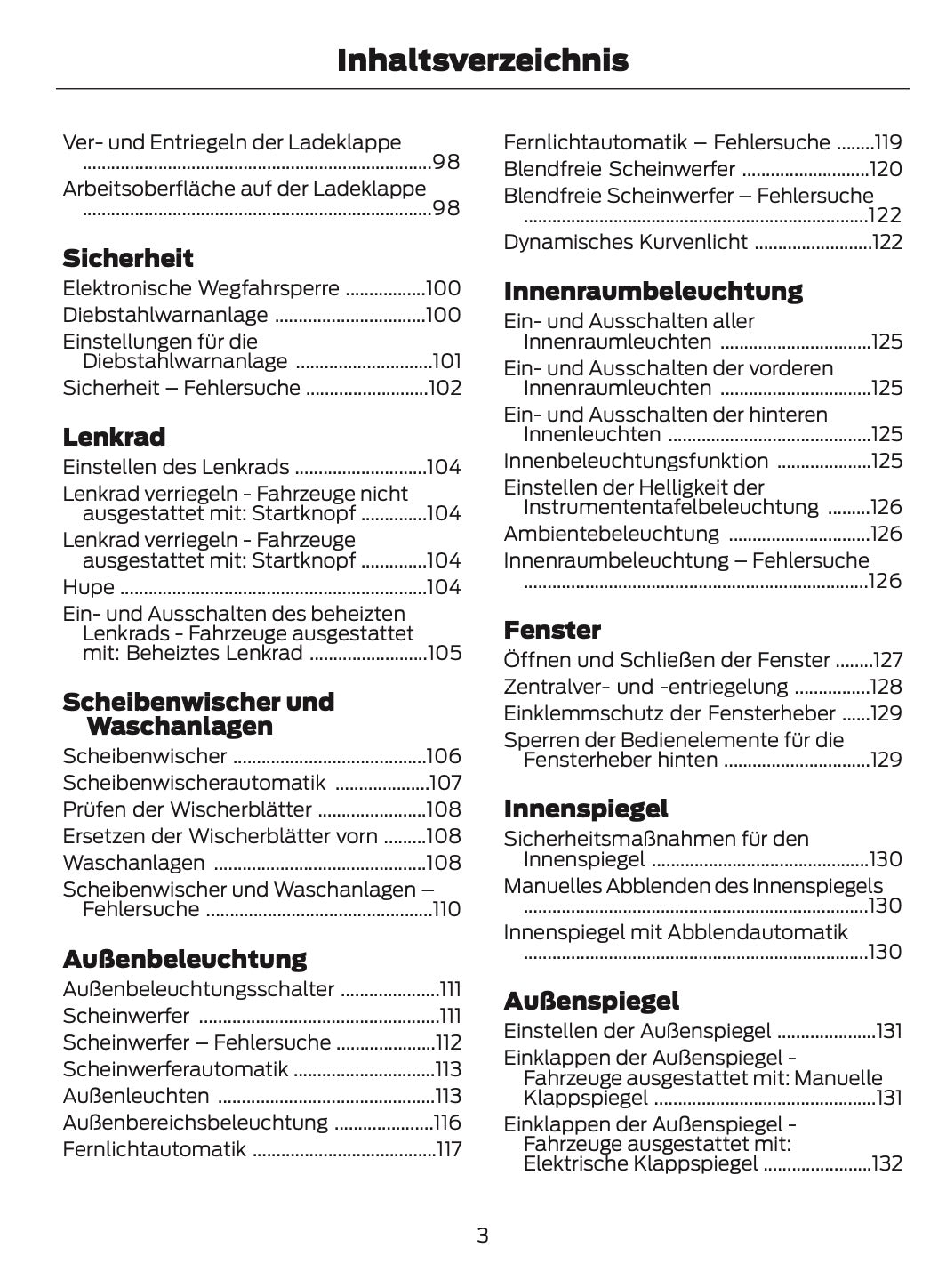 2024-2025 Ford Ranger Owner's Manual | German