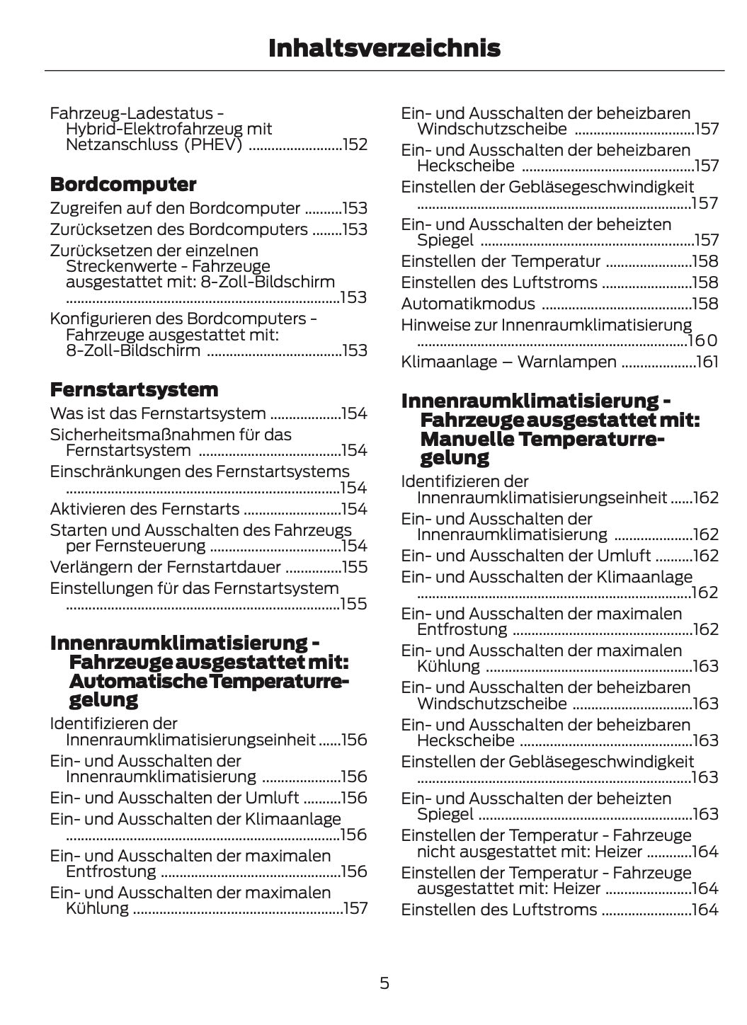 2024-2025 Ford Ranger Owner's Manual | German