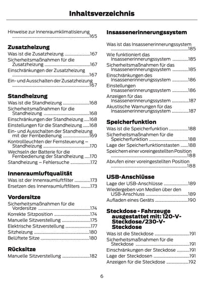 2024-2025 Ford Ranger Owner's Manual | German