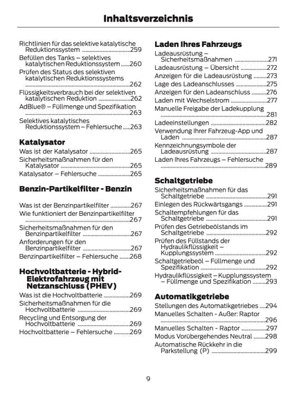 2025-2026 Ford Ranger Bedienungsanleitung | Deutsch