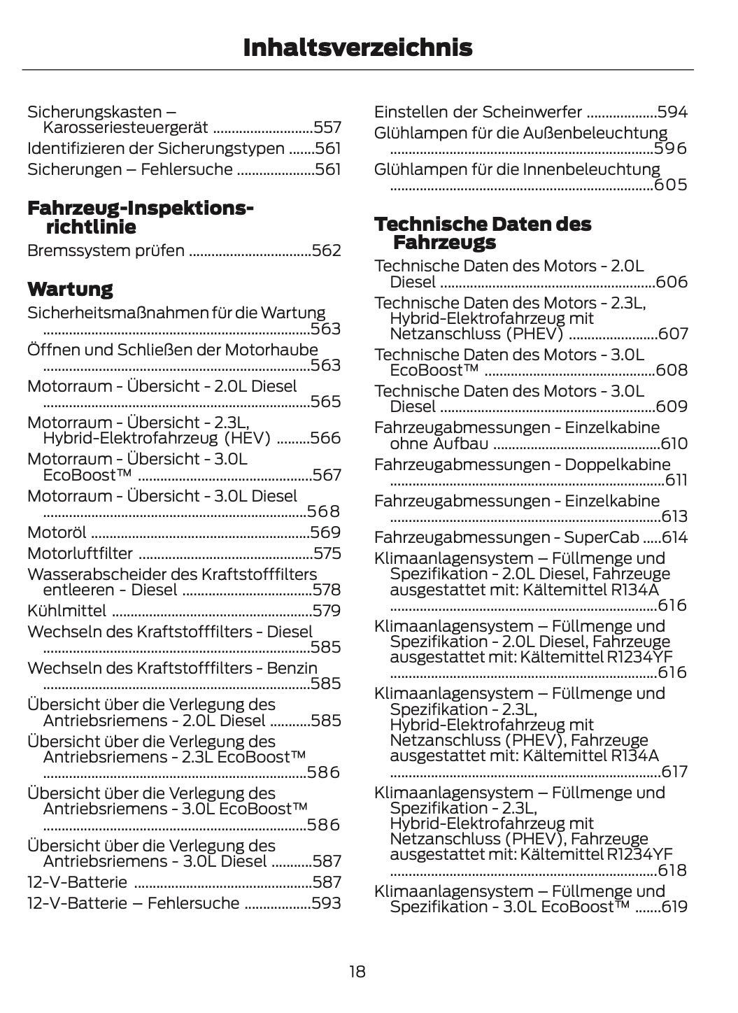 2025-2026 Ford Ranger Bedienungsanleitung | Deutsch