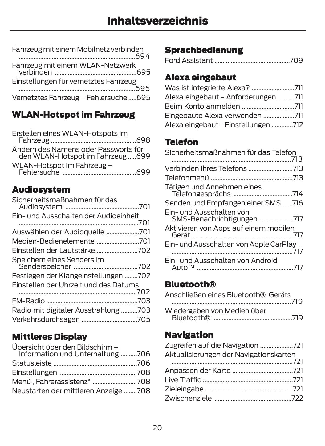 2025-2026 Ford Ranger Bedienungsanleitung | Deutsch