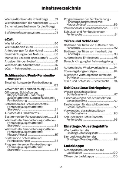 2025-2026 Ford Ranger Bedienungsanleitung | Deutsch