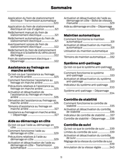 2024-2025 Ford Ranger Owner's Manual | French