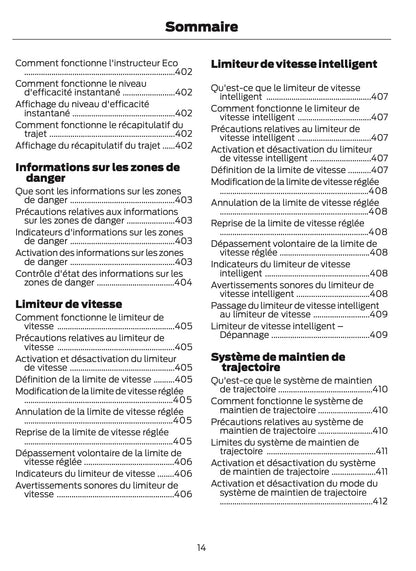 2024-2025 Ford Ranger Owner's Manual | French