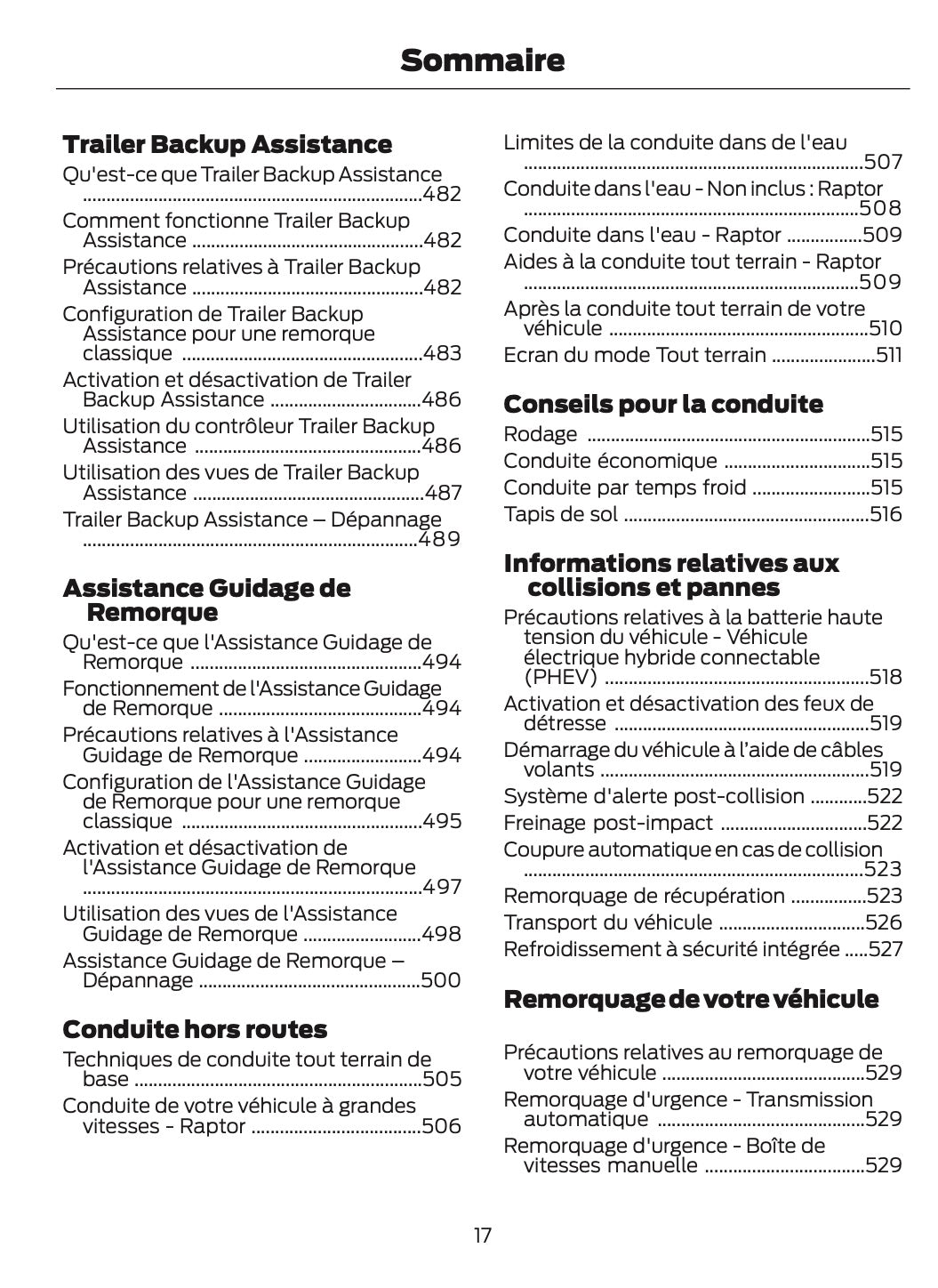 2024-2025 Ford Ranger Owner's Manual | French