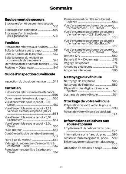 2024-2025 Ford Ranger Owner's Manual | French