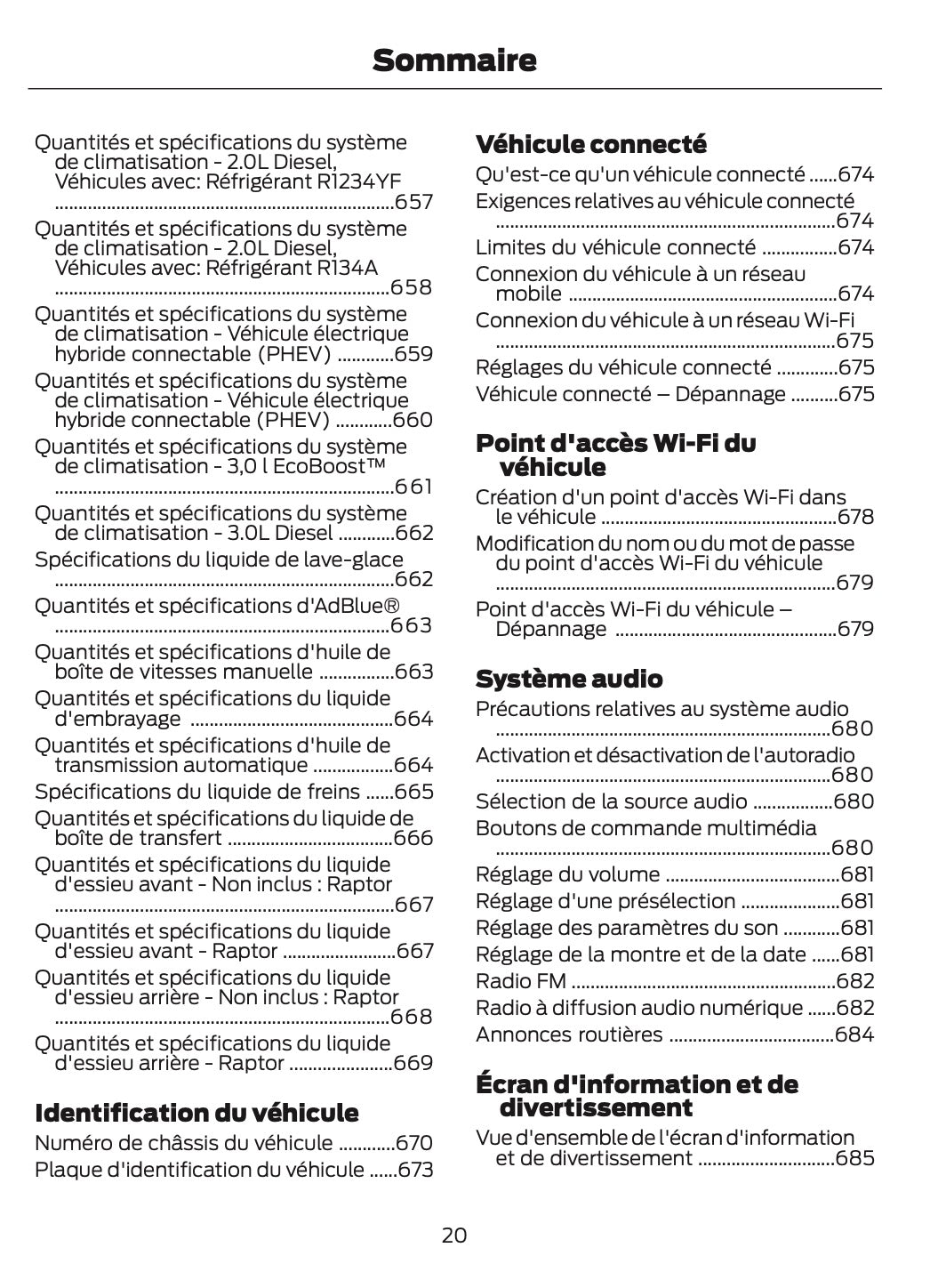 2024-2025 Ford Ranger Owner's Manual | French