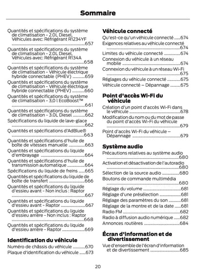 2024-2025 Ford Ranger Owner's Manual | French