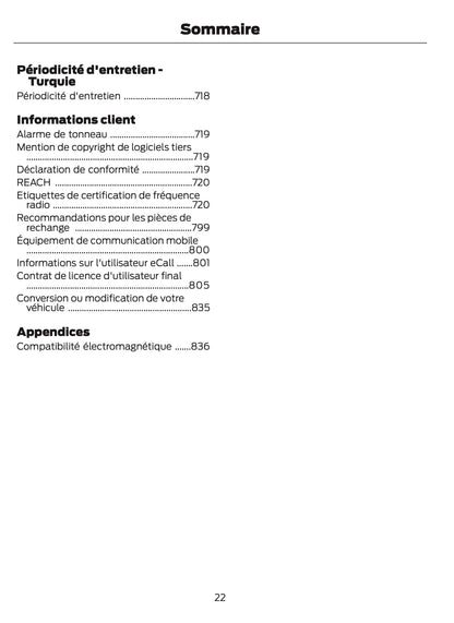 2024-2025 Ford Ranger Owner's Manual | French