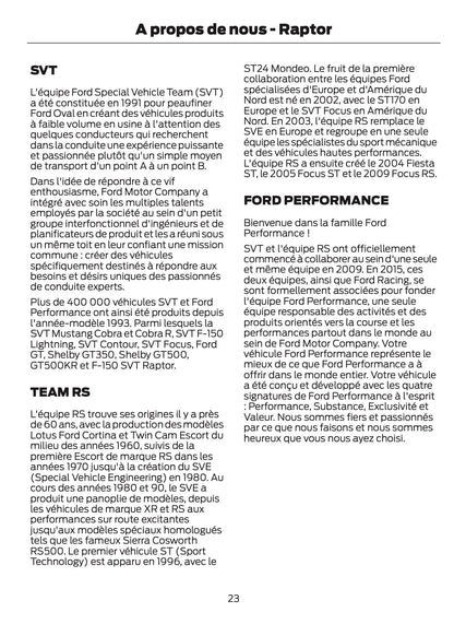 2024-2025 Ford Ranger Owner's Manual | French