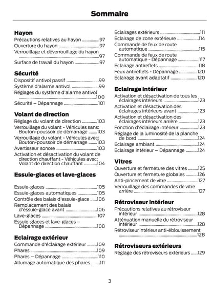 2024-2025 Ford Ranger Owner's Manual | French