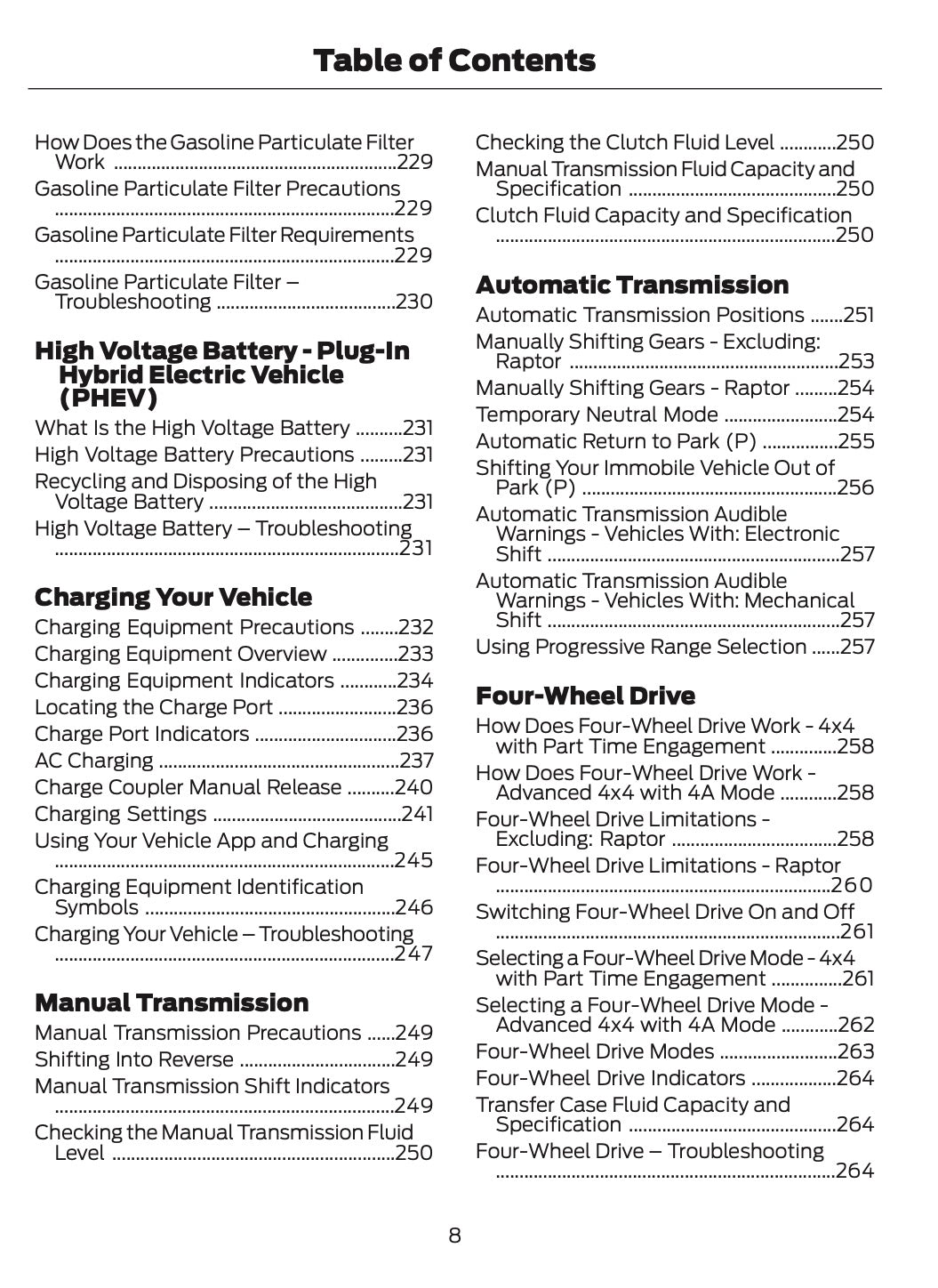 2024-2025 Ford Ranger Owner's Manual | English