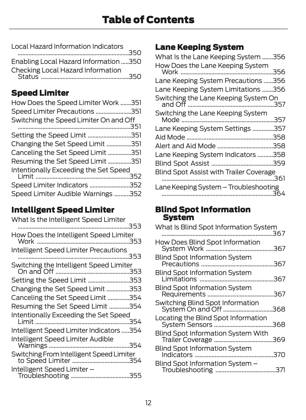 2024-2025 Ford Ranger Owner's Manual | English