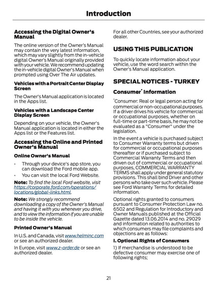 2024-2025 Ford Ranger Owner's Manual | English