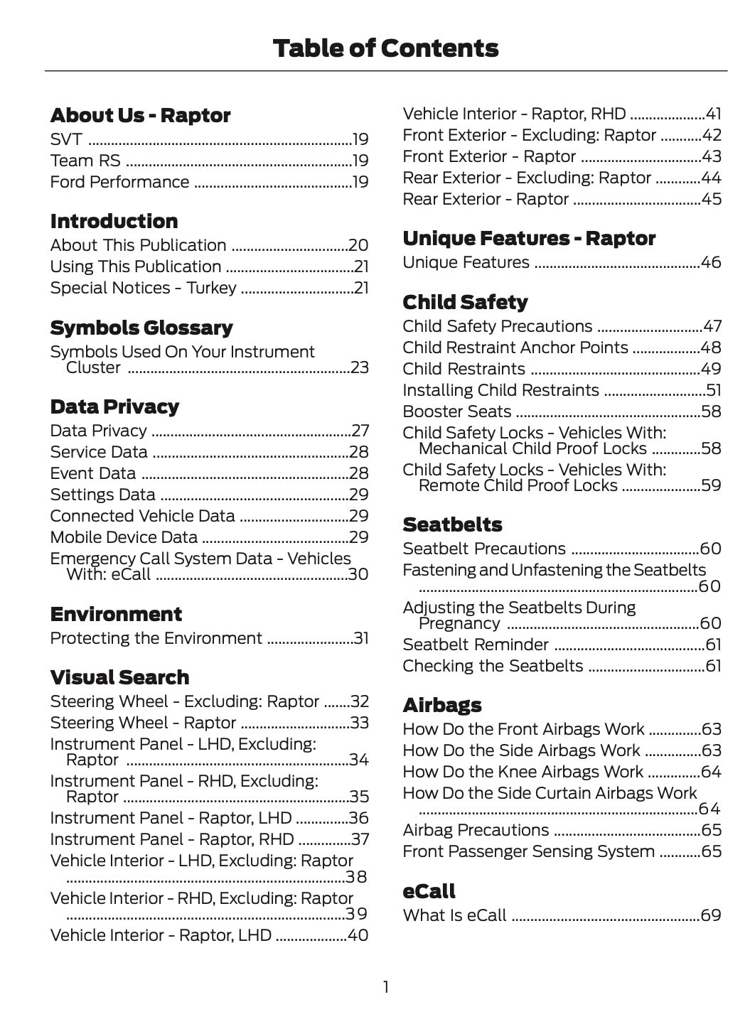 2024-2025 Ford Ranger Owner's Manual | English