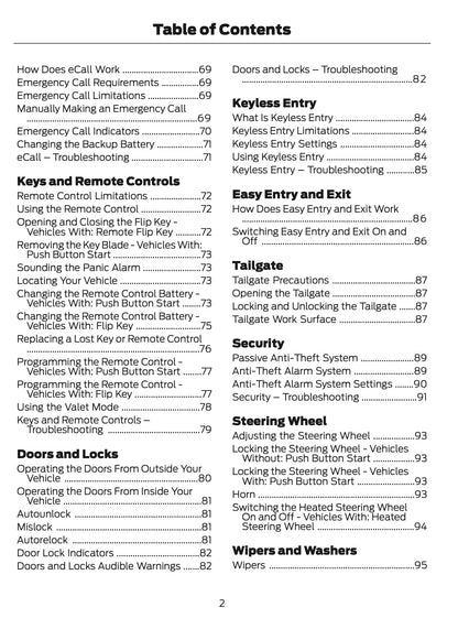2024-2025 Ford Ranger Owner's Manual | English