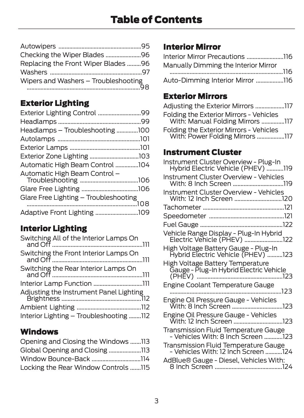 2024-2025 Ford Ranger Owner's Manual | English