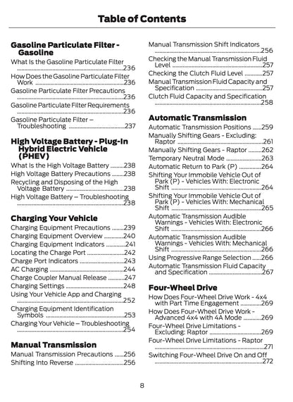 2025-2026 Ford Ranger Owner's Manual | English