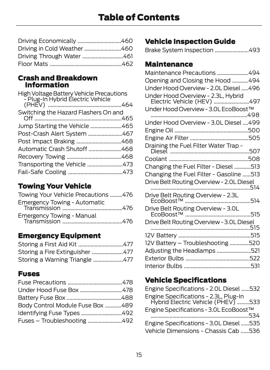 2025-2026 Ford Ranger Owner's Manual | English