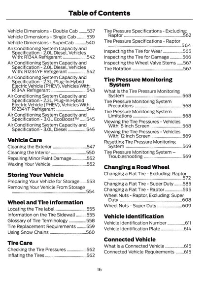 2025-2026 Ford Ranger Owner's Manual | English