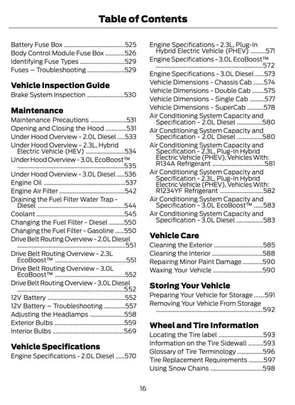 2026 Ford Ranger Owner's Manual | English