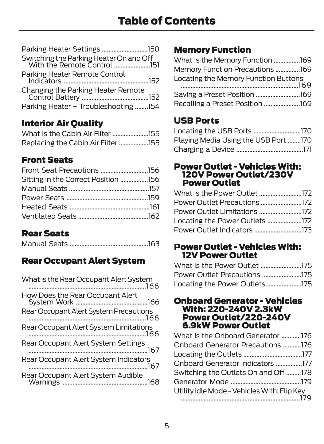 2026 Ford Ranger Owner's Manual | English