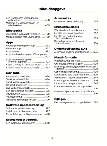 2022-2023 Ford Ranger Gebruikershandleiding | Nederlands