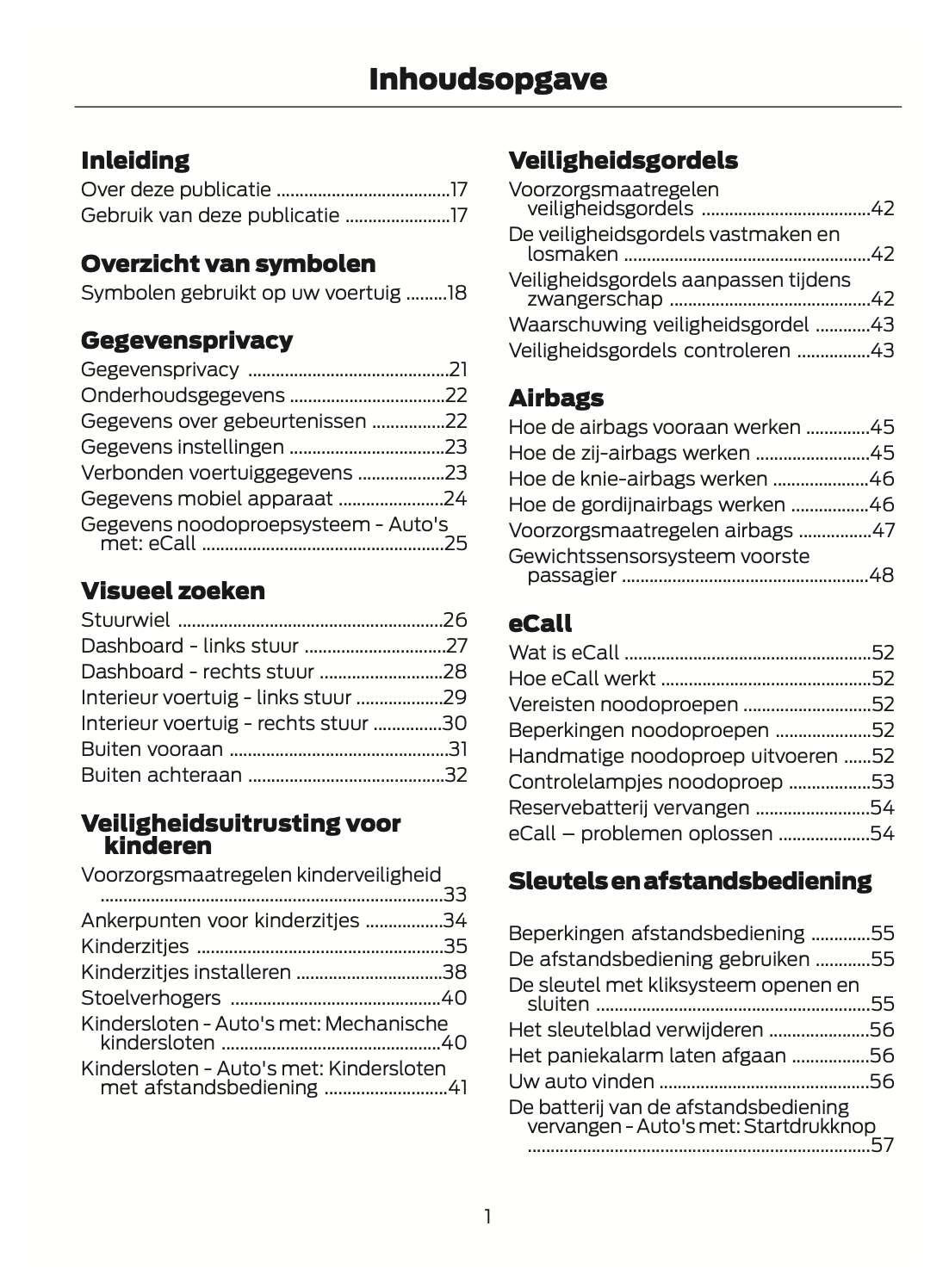 2022-2023 Ford Ranger Owner's Manual | Dutch