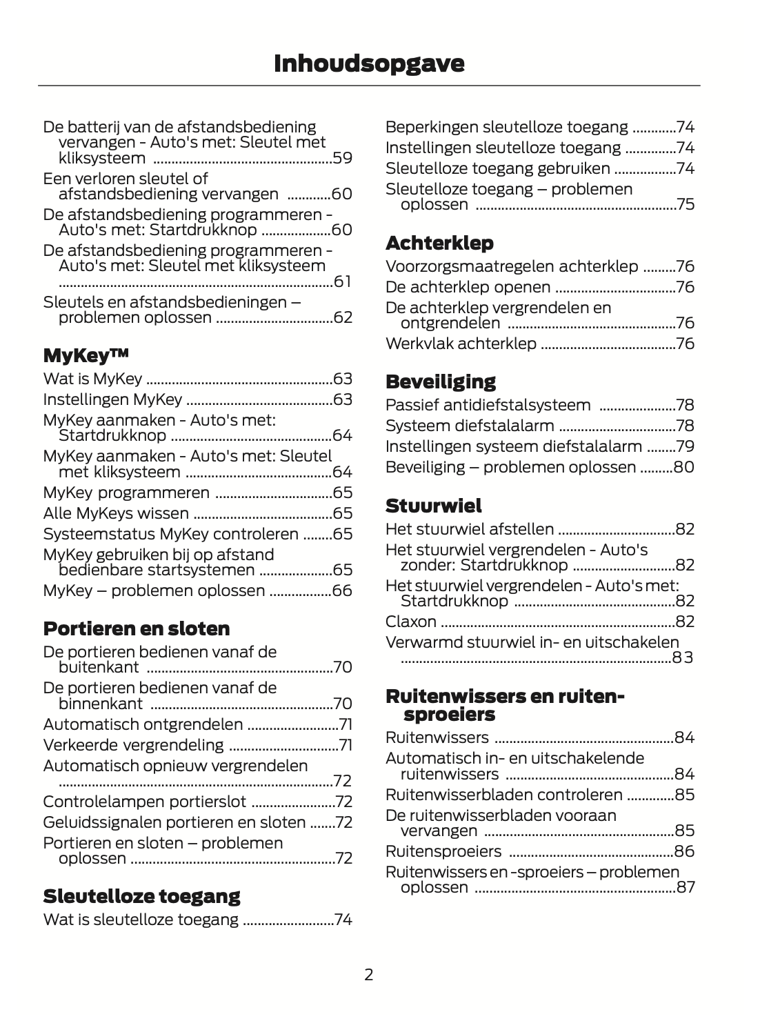 2022-2023 Ford Ranger Gebruikershandleiding | Nederlands