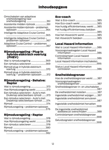 2024-2025 Ford Ranger Gebruikershandleiding | Nederlands