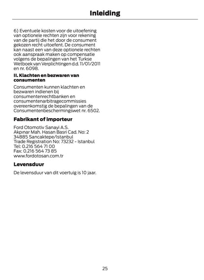 2024-2025 Ford Ranger Gebruikershandleiding | Nederlands