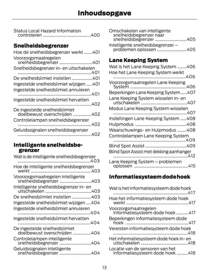2025-2026 Ford Ranger Gebruikershandleiding | Nederlands