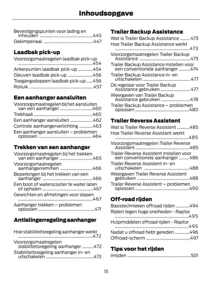 2025-2026 Ford Ranger Gebruikershandleiding | Nederlands
