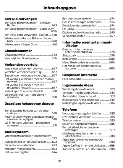 2025-2026 Ford Ranger Gebruikershandleiding | Nederlands