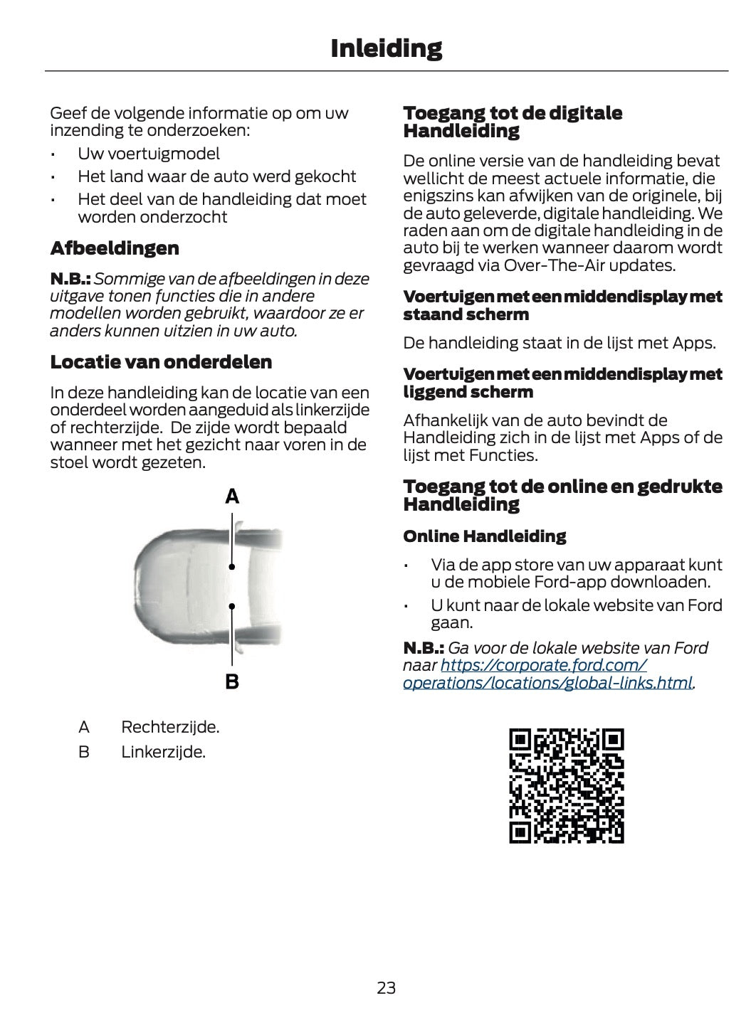 2025-2026 Ford Ranger Gebruikershandleiding | Nederlands
