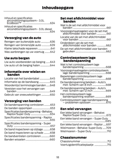 2026 Ford Ranger Owner's Manual | Dutch