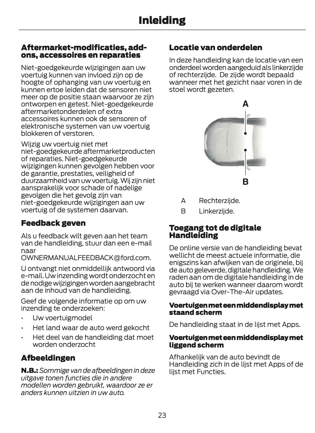 2026 Ford Ranger Owner's Manual | Dutch