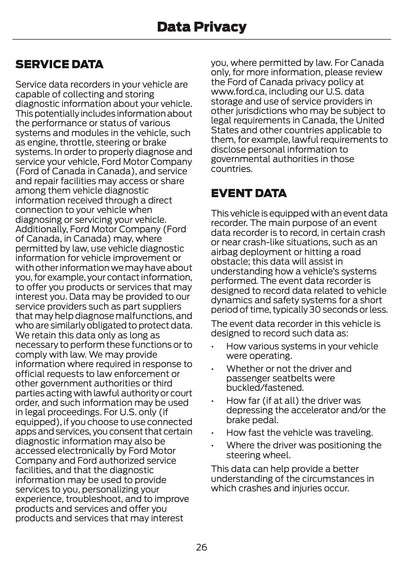 2025 Ford Ranger Owner's Manual | English US