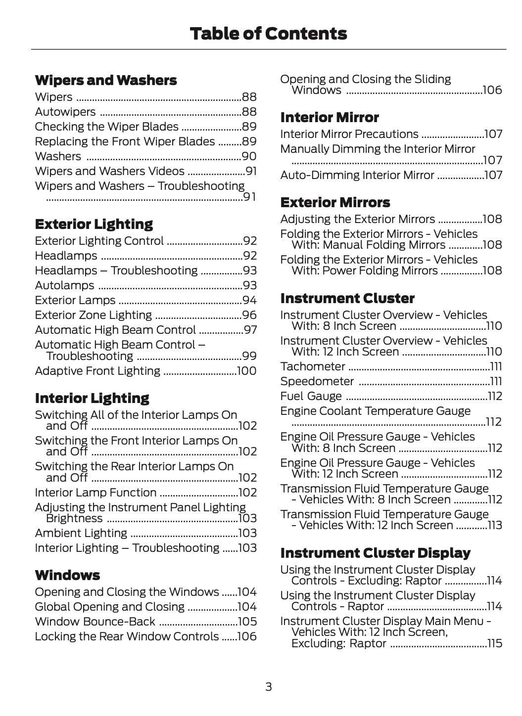 2025 Ford Ranger Owner's Manual | English US